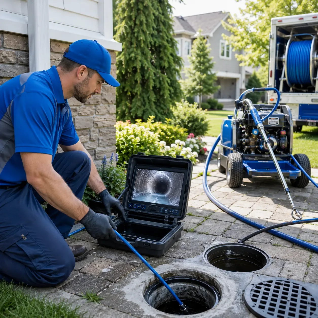 Outdoor drain cleaning professionals serving Ostrander, OH
